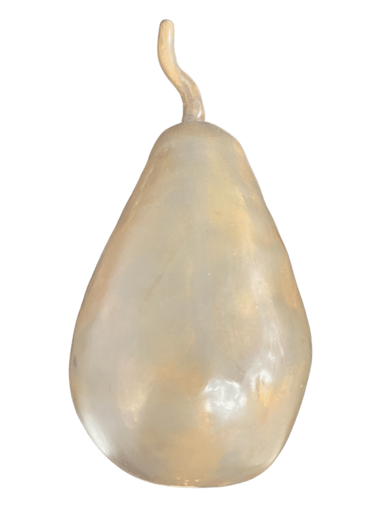 This little pear is a vibe! It is hand built and glazed - it is perfect for adding an organic feel to your table. Handmade in Ganmain by Australian artist Jody Graham.