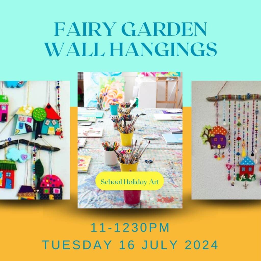 Fairy Garden Wall Hangings | School Holiday Art Class